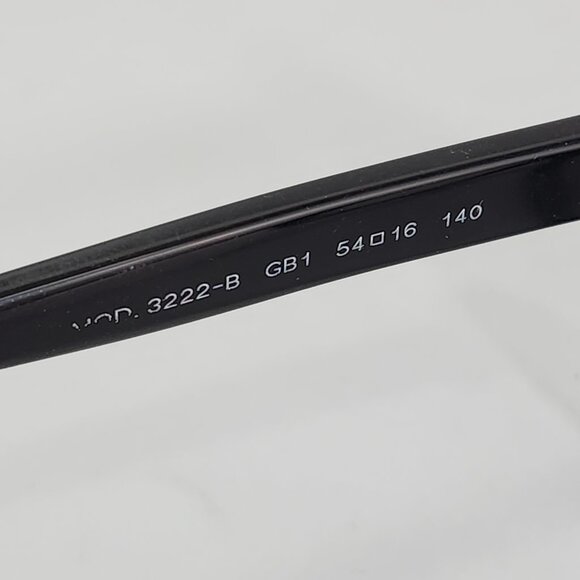 Versace Frames Only VE 3222-B Black Cat-eye Eyeglasses Retired GB1 54-16 140 - Picture 11 of 16